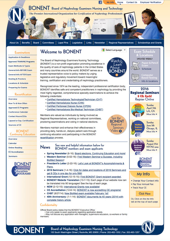 Board of Nephrology Examiners Nursing and Technology